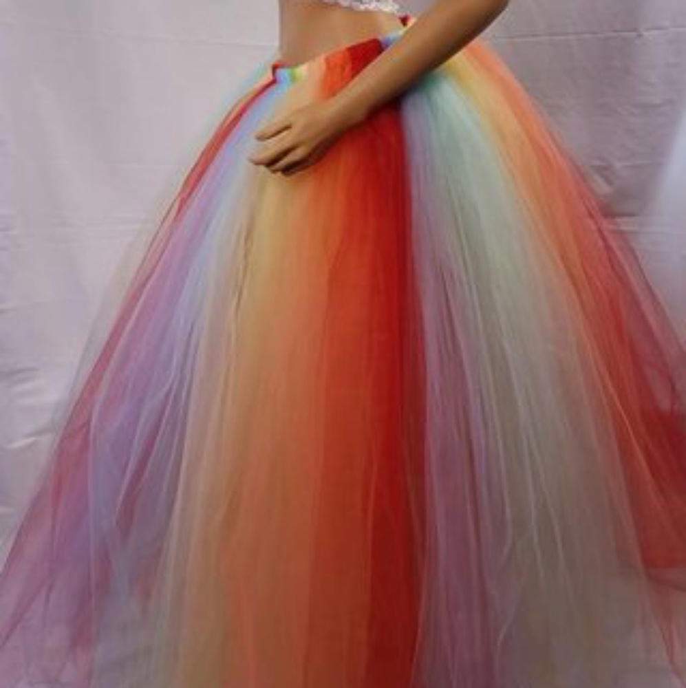 Adult Rainbow Baby Tutu Skirt